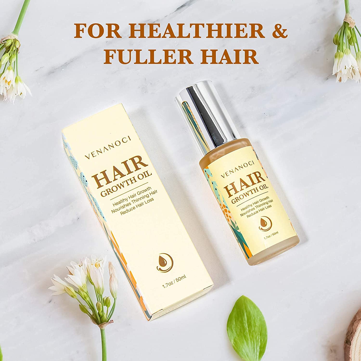Healthy hair result from using Venanoci hair growth oil regularly