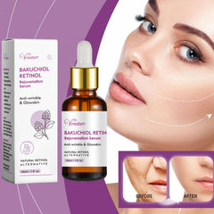 Venature Bakuchiol serum on hand demonstrates lightweight, hydrating skin feel.