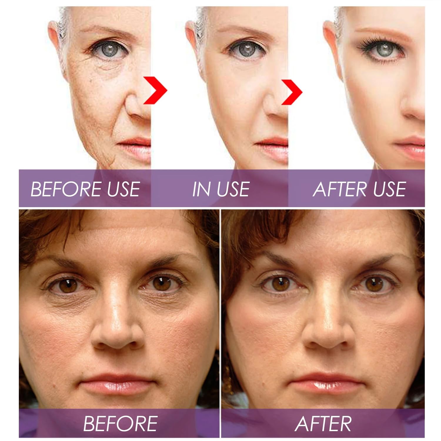 Venature serum being massaged into skin shows easy absorption.
