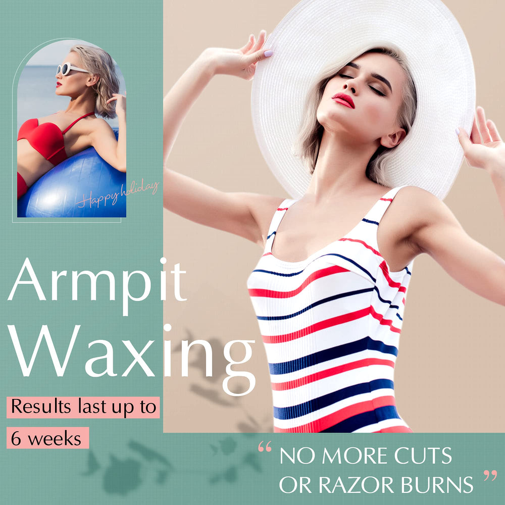Vennco face and eyebrow waxing with aloe beads for a gentle routine