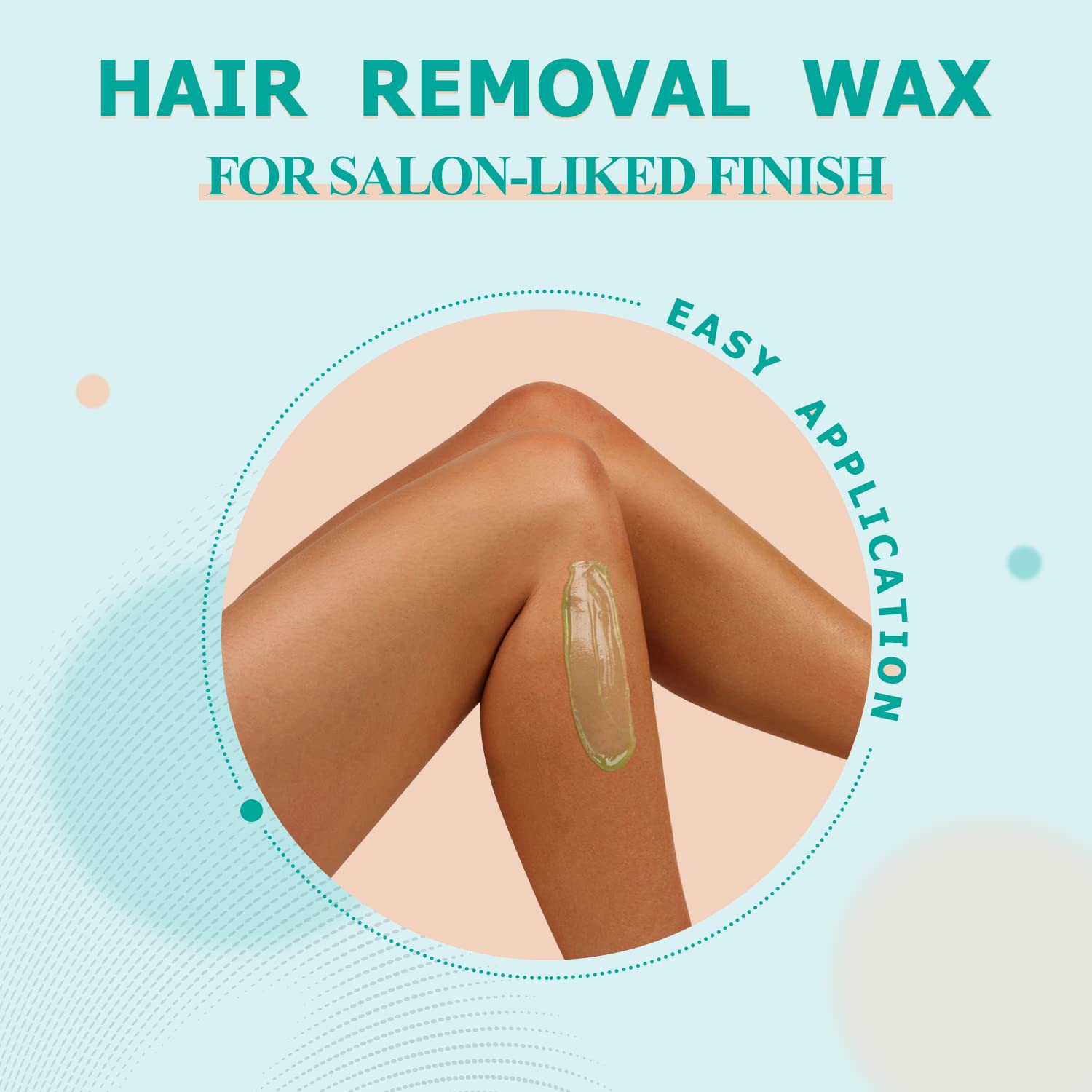 VENNCO Hard Wax Beads used in salon for professional results.