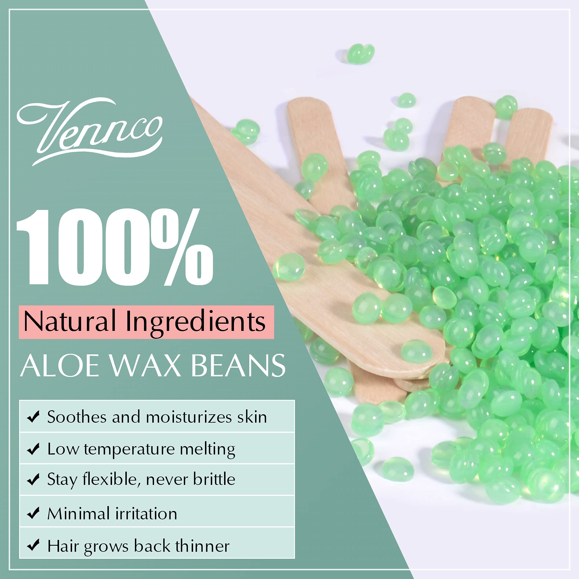 Vennco legs waxing result highlights long-lasting smooth skin for weeks