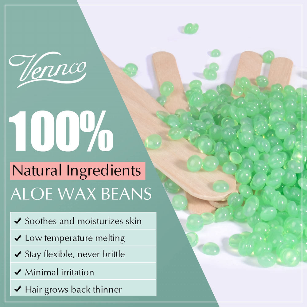 Vennco legs waxing result highlights long-lasting smooth skin for weeks
