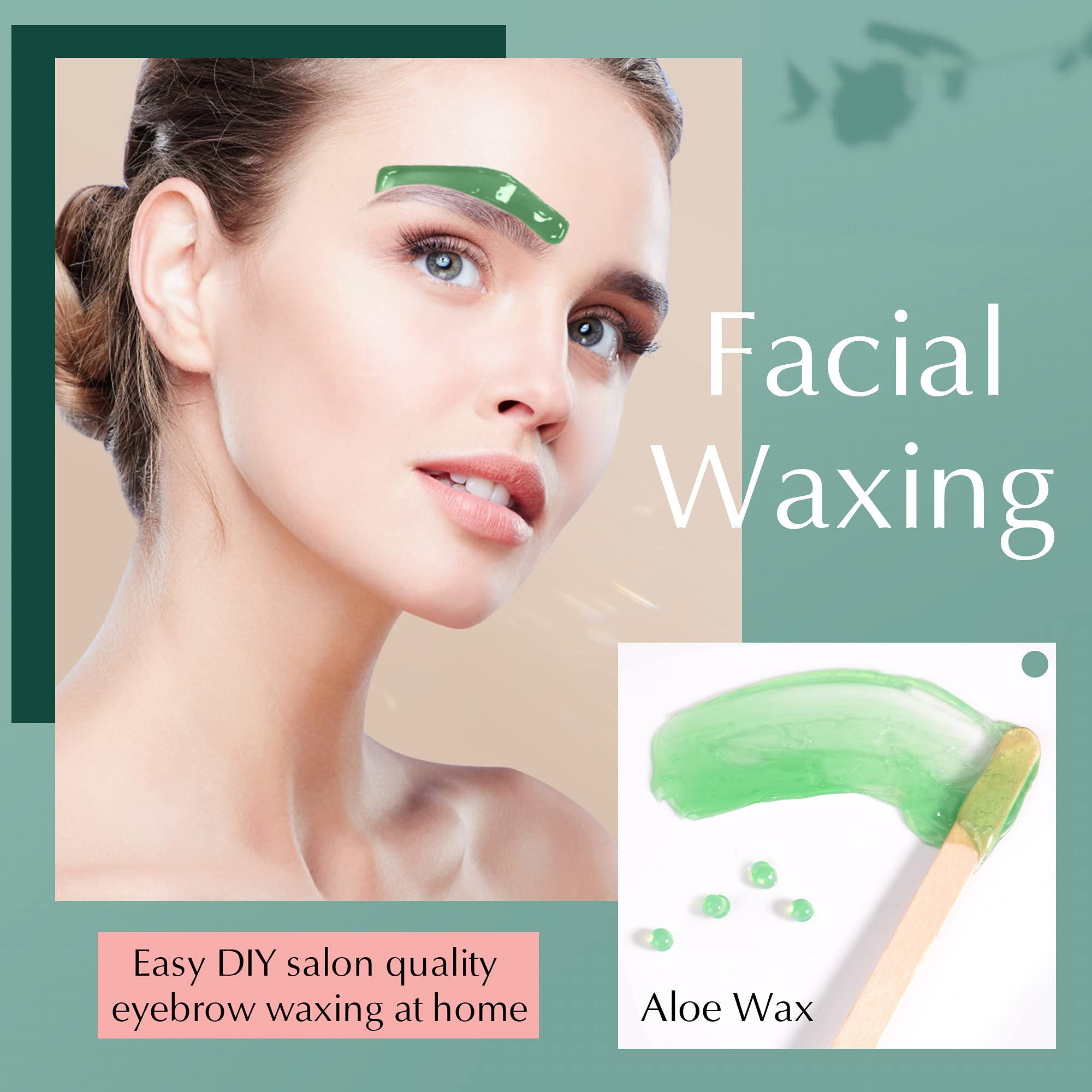 Vennco skin-friendly hard wax beads on sensitive skin-friendly formula