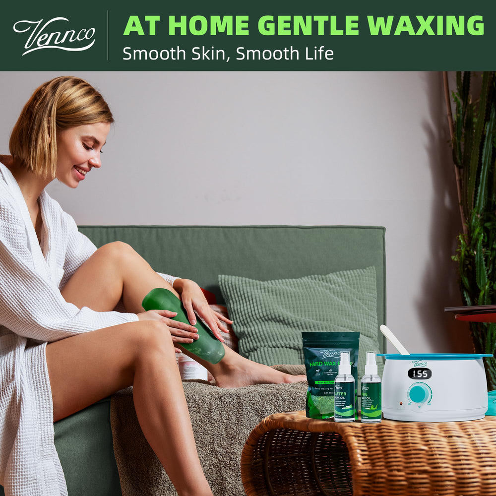 VENNCO waxing spatulas set for precise application on face and body