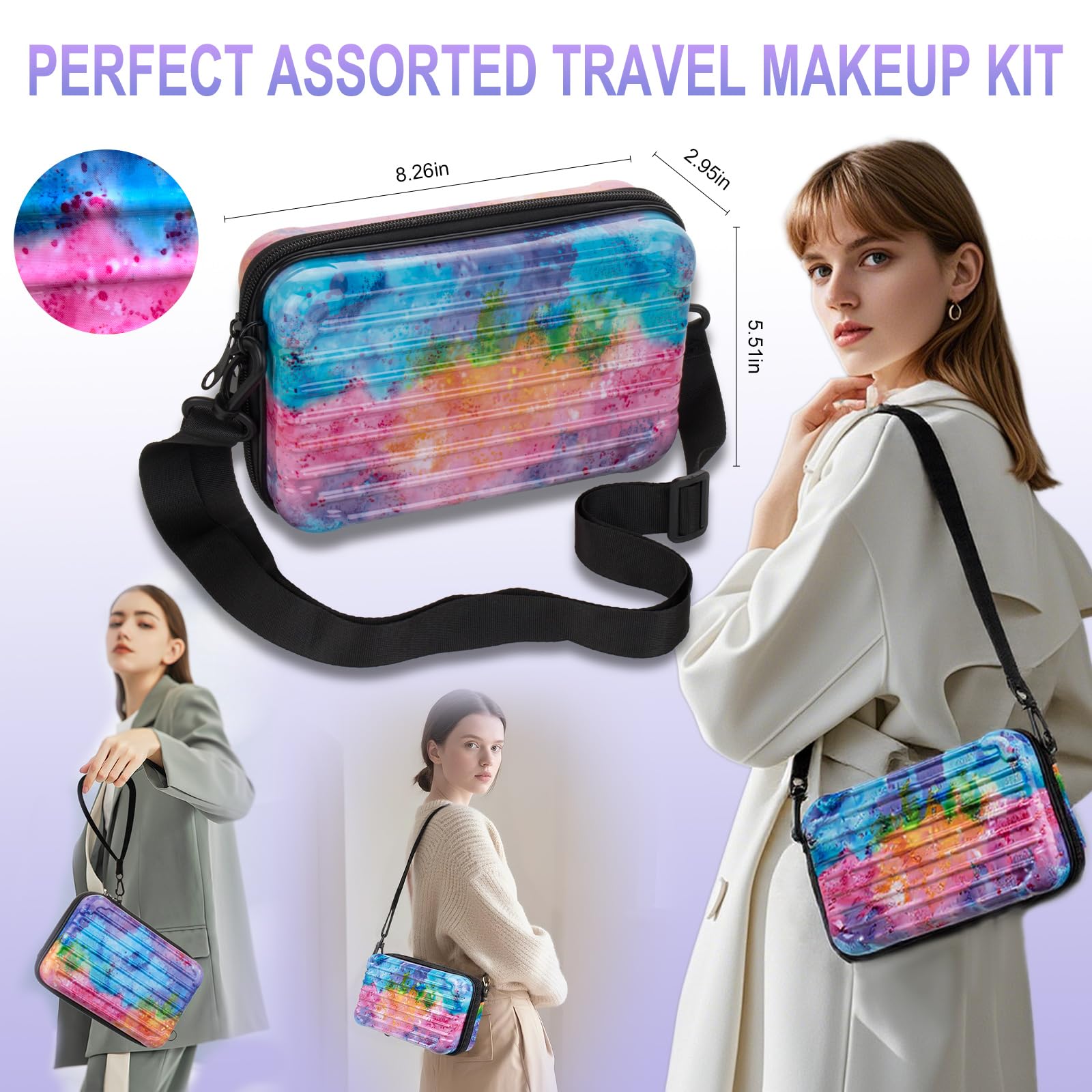 Venshun travel-cosmetic-bag-compact keeps everything organized on the go.