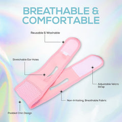 Venus Visage compression fabric detail highlighting gentle skin pressure