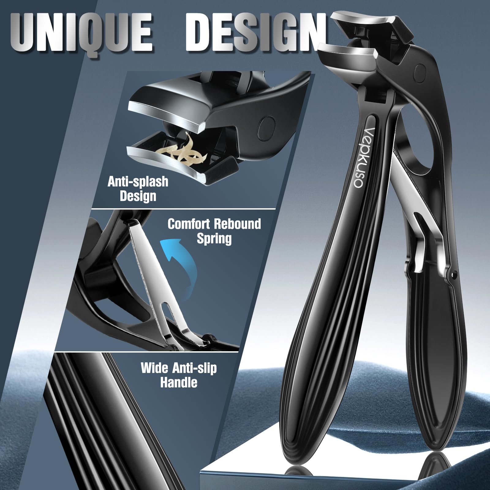 Vepkuso hygienic catcher anti-splash design reduces mess during grooming
