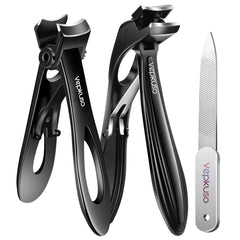 Vepkuso heavy-duty long-handle toenail clippers for easy reach and precise cuts