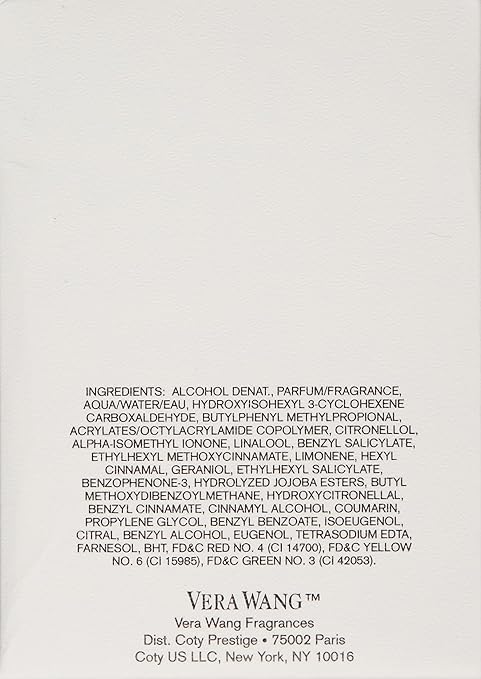 Vera Wang ornate packaging image suitable for gifting on special occasions.
