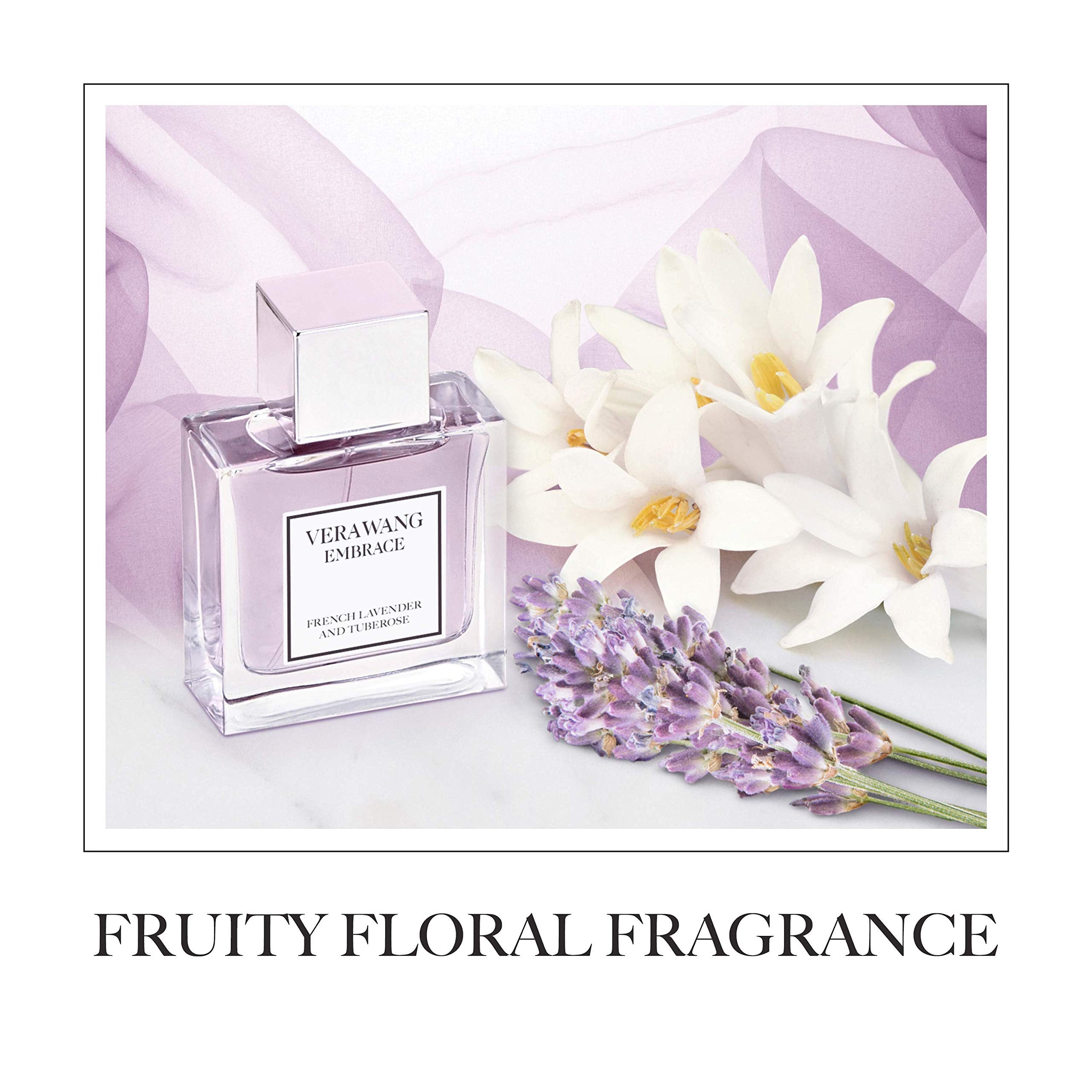 French lavender and tuberose notes from Vera Wang Embrace suggest romantic daytime allure.