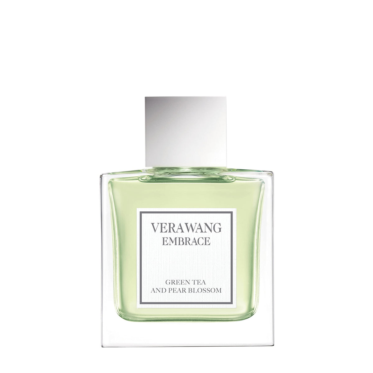 Vera Wang Embrace green tea pear bottle highlights fresh daytime scent