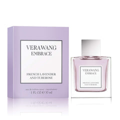 Pear blossom and green tea notes in Vera Wang Embrace evoke a morning garden mood.