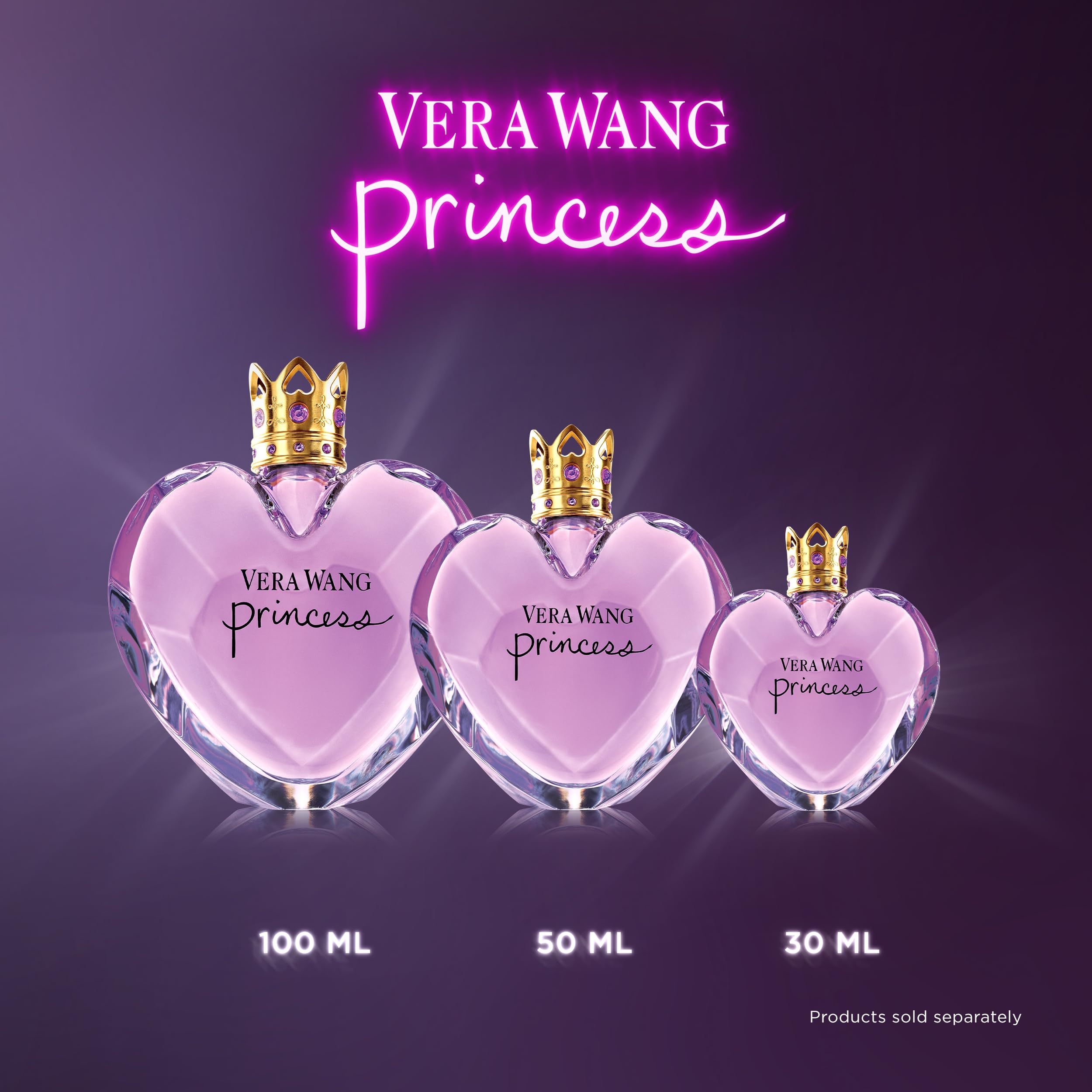 Vera Wang Princess base notes vanilla and amber create warm lasting impression.