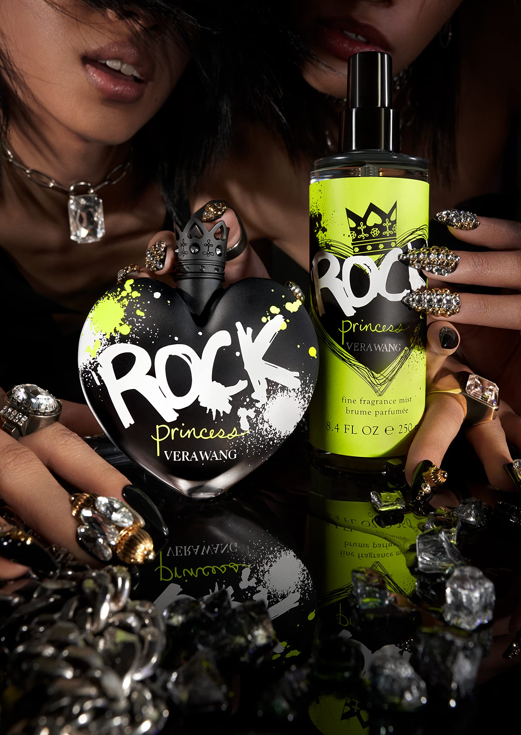 Vera Wang Rock Princess heart-Jasmine conveys sophisticated evening allure