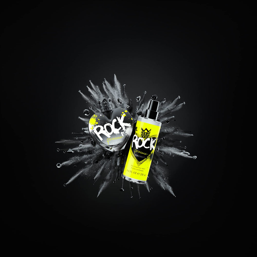 Vera Wang Rock Princess spray-bottle shows quick, even fragrance application