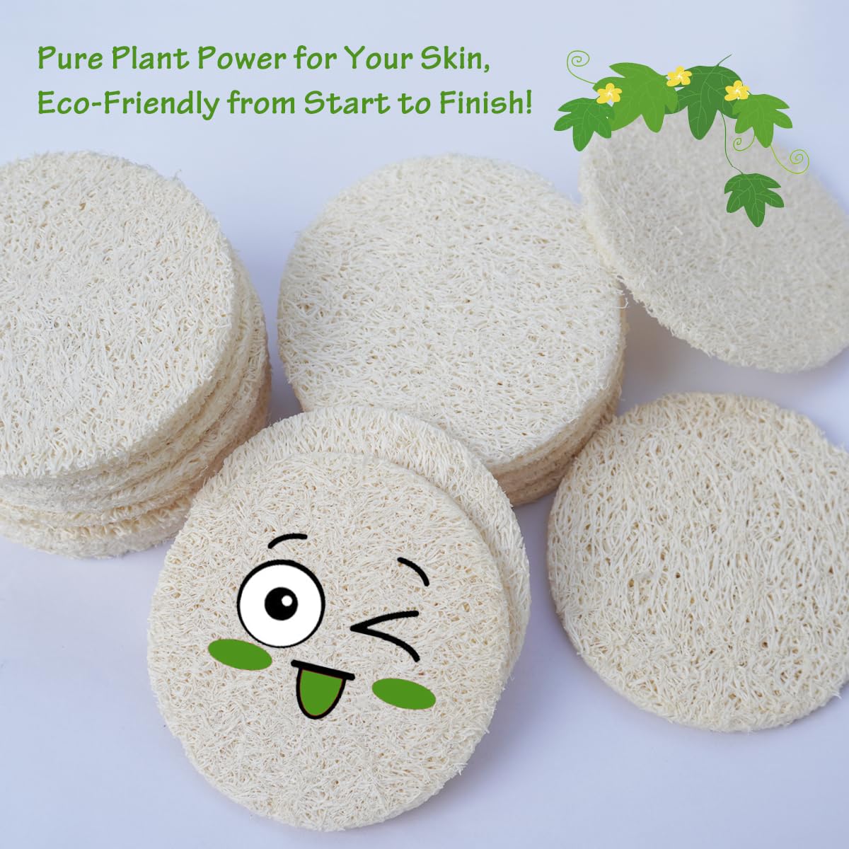 Closeup of VeridianLife loofah texture highlighting natural fibers for smoother skin