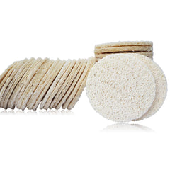 VeridianLife loofah face pad pack in dry form ready for exfoliation