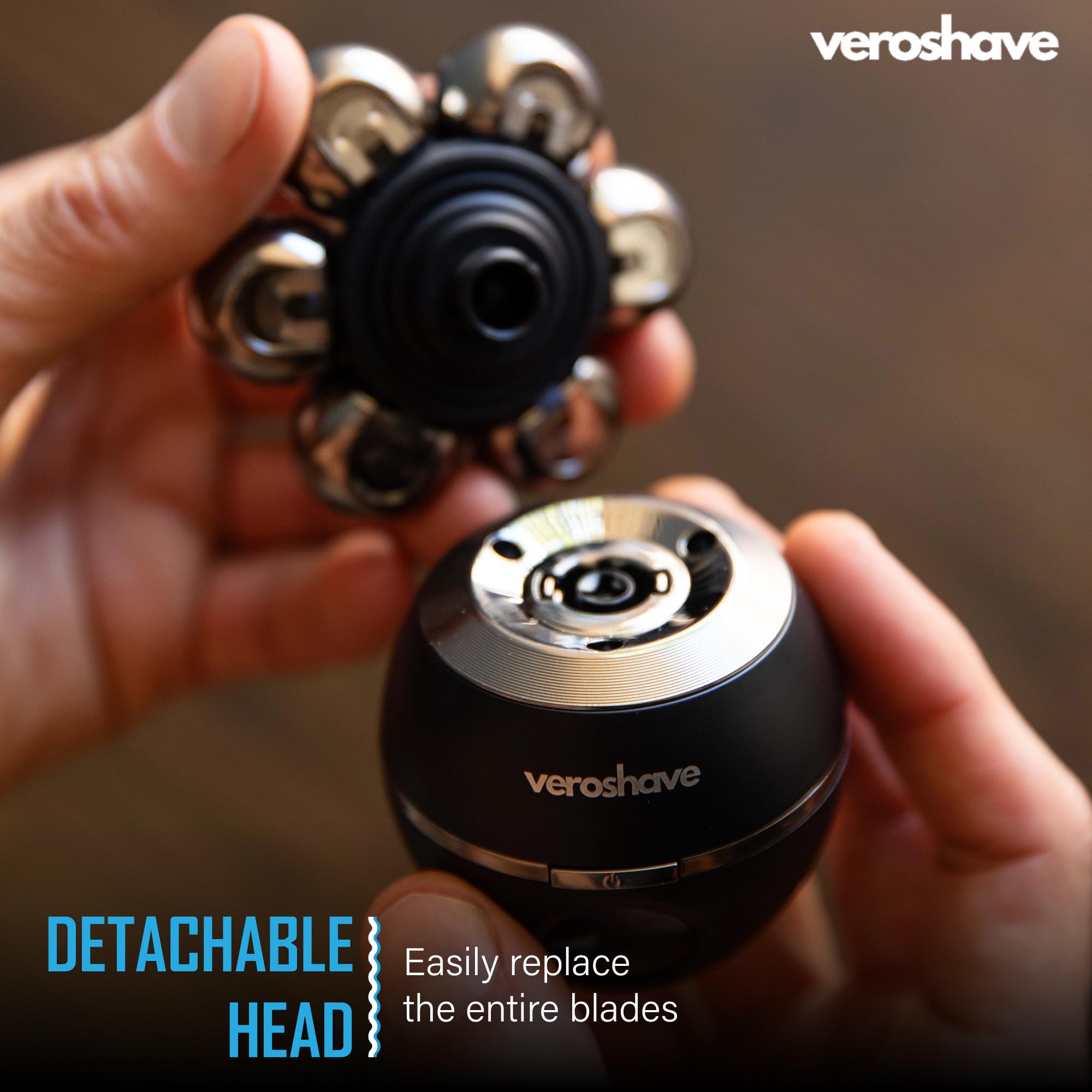 VEROSHAVE travel-friendly compact grooming kit fits in bags for easy travel