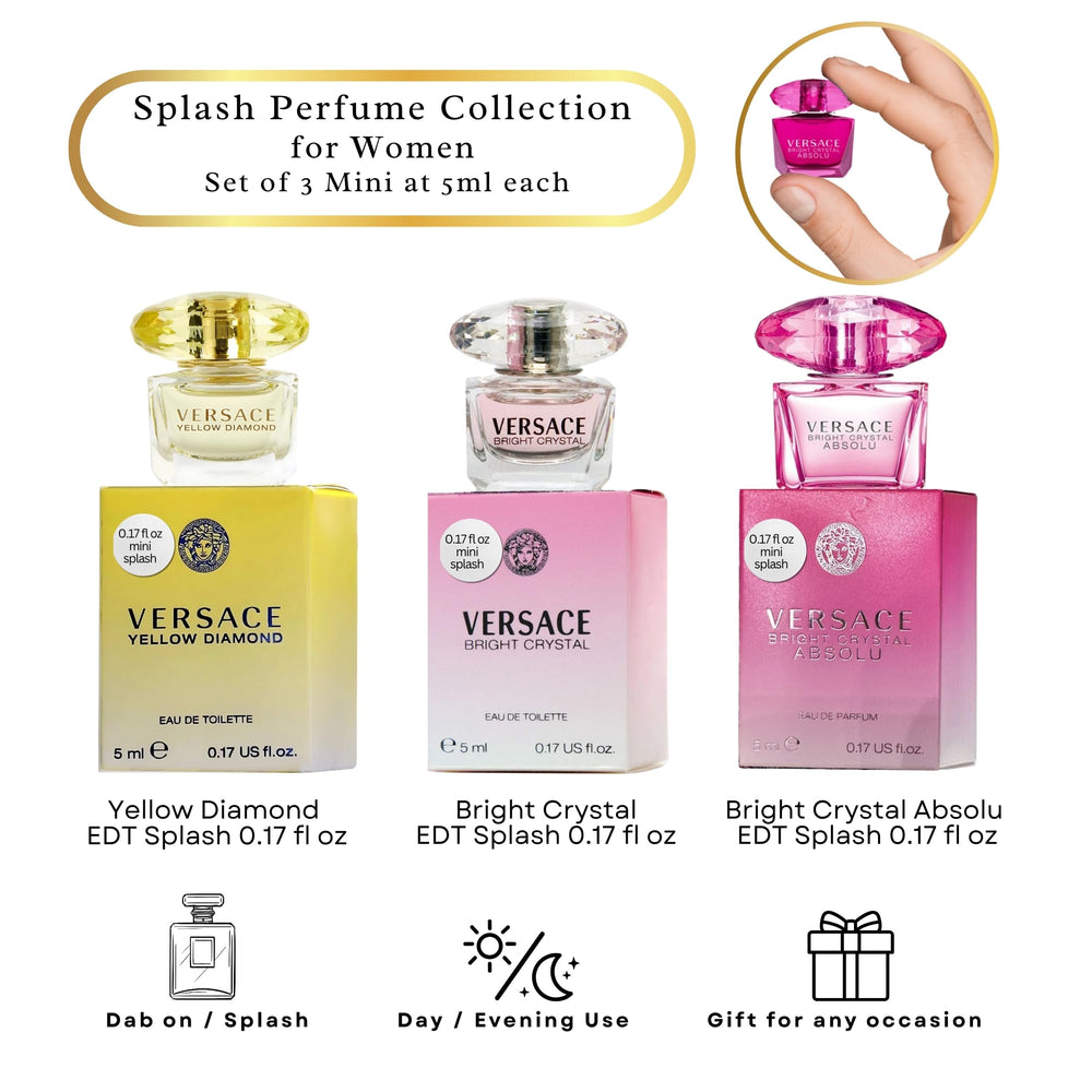 Versace Absolu perfume de viaje en talla mini, para llevar contigo.