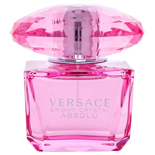 Versace Bright Crystal Absolu bottle close-up highlights jewel tone color