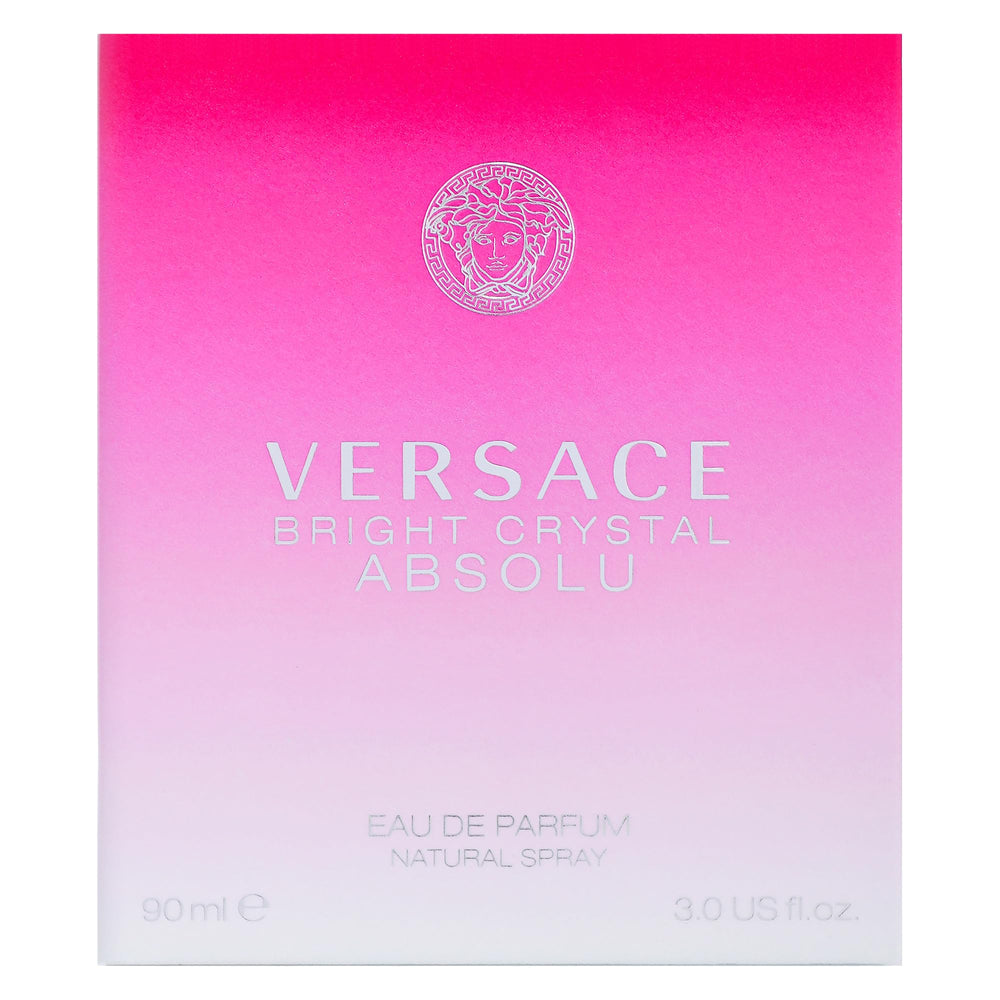 Versace Bright Crystal Absolu gift-ready packaging evokes luxurious moment