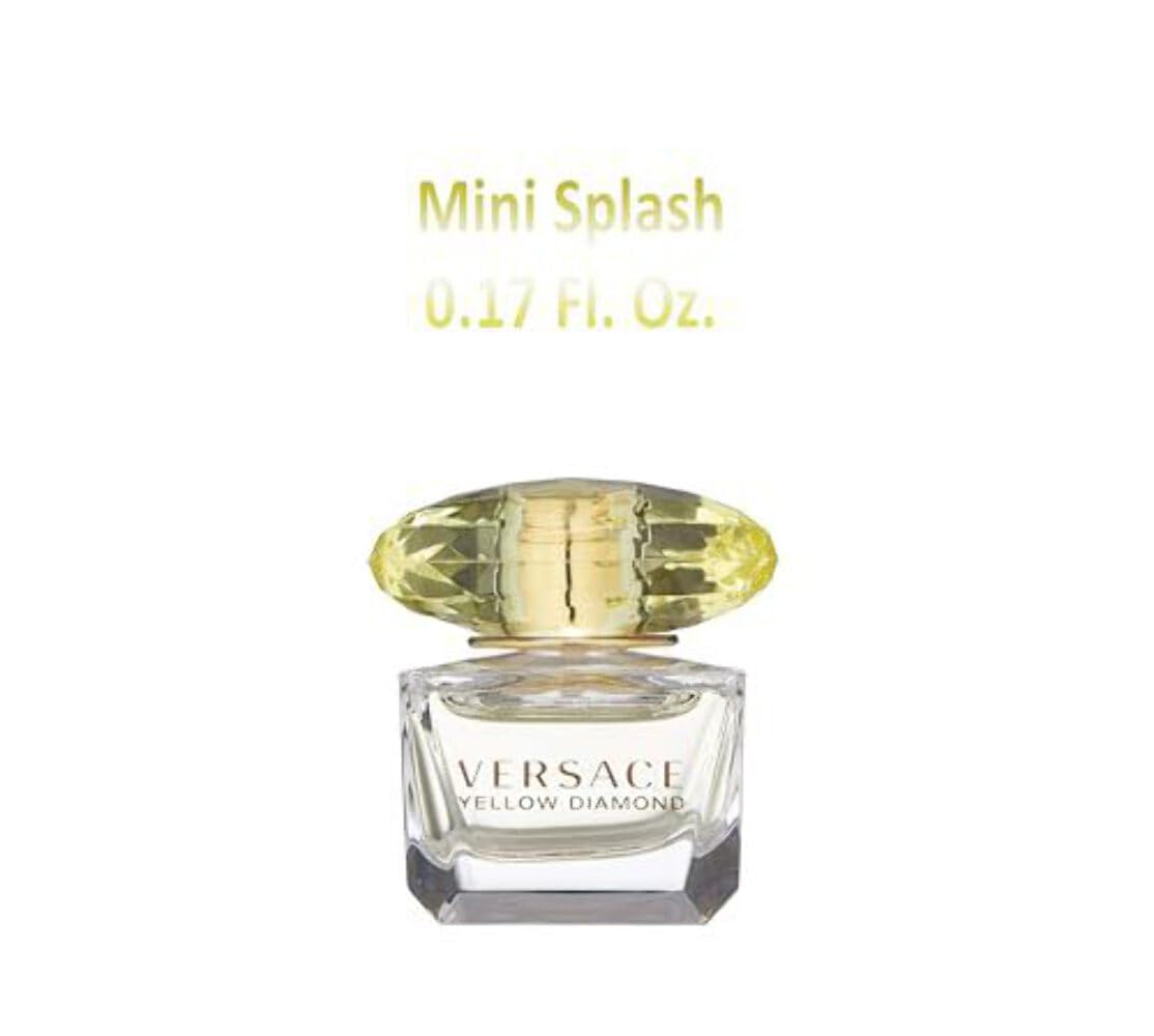 Versace Bright Crystal Absolu travel bottle, portable luxury fragrance for on-the-go use.