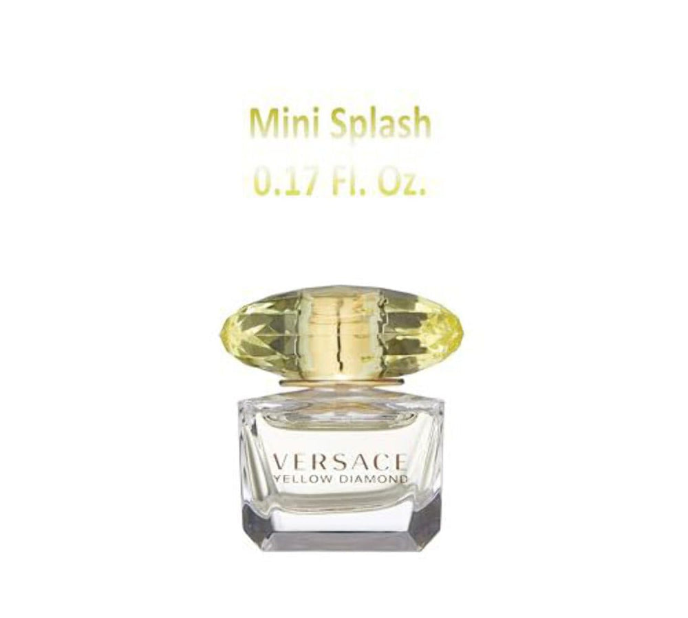 Versace Bright Crystal Absolu travel bottle, portable luxury fragrance for on-the-go use.