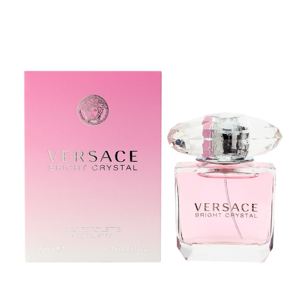 Versace Bright Crystal bottle spritz-ready for daily freshness