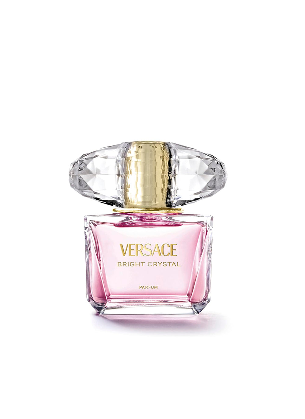 Versace Bright Crystal bottle highlights crystal brightness for everyday elegance and fresh confidence.