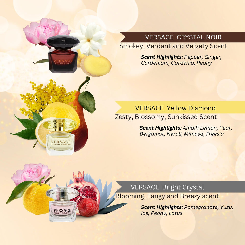 Versace Bright Crystal travel perfume on-the-go floral freshness
