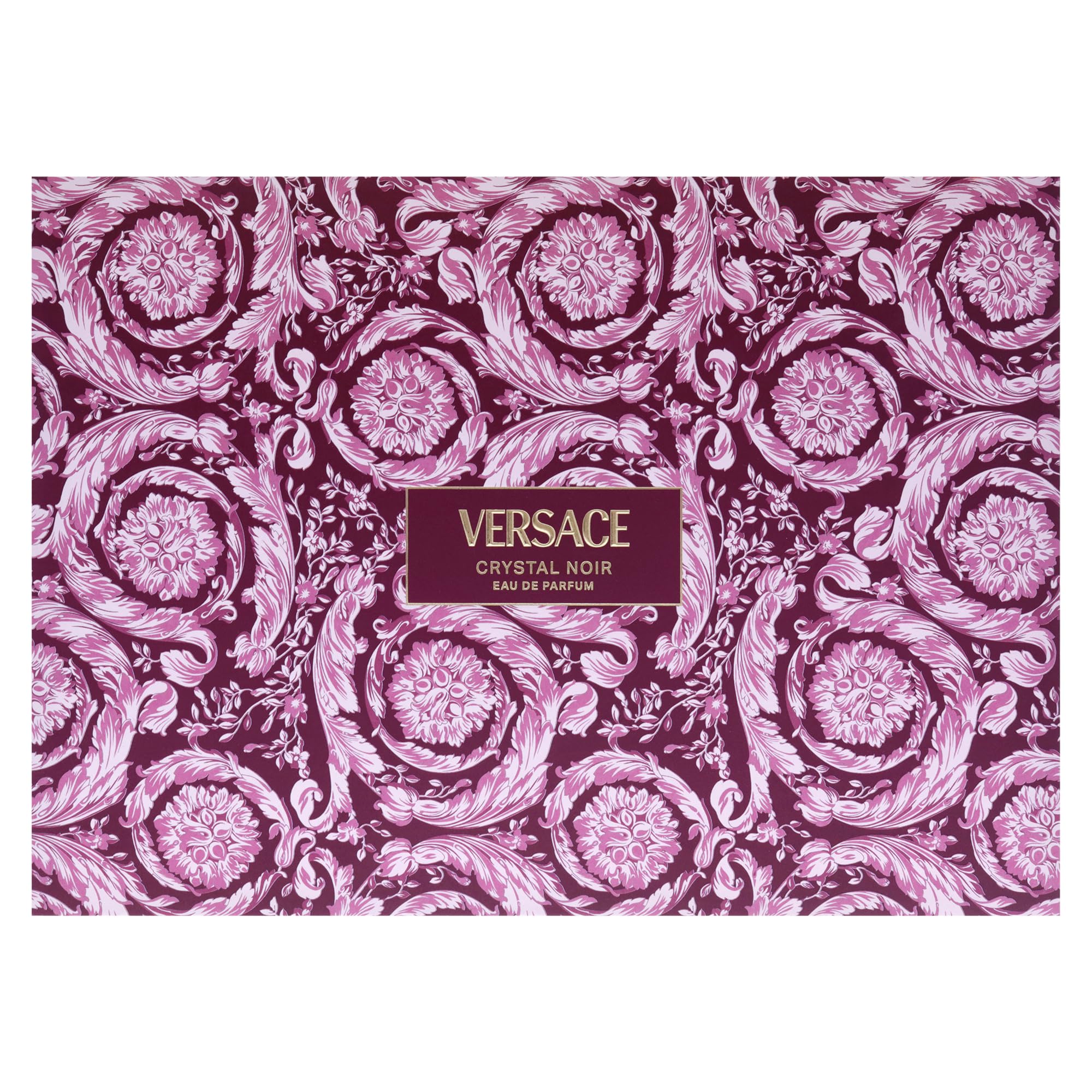 Versace Crystal Noir body lotion application, smooth hydration with subtle scent.