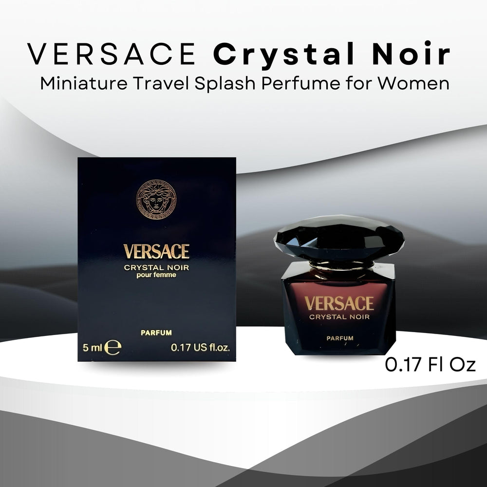Versace Crystal Noir gardenia note close-up highlights lush mood for evenings