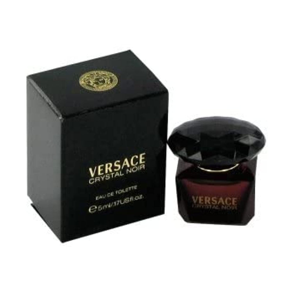 Versace Crystal Noir mini packaging, elegant gift-ready option with discreet, lasting allure.