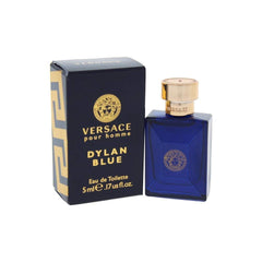 Versace Dylan Blue Mini travel spray demonstrates compact convenience for travel.