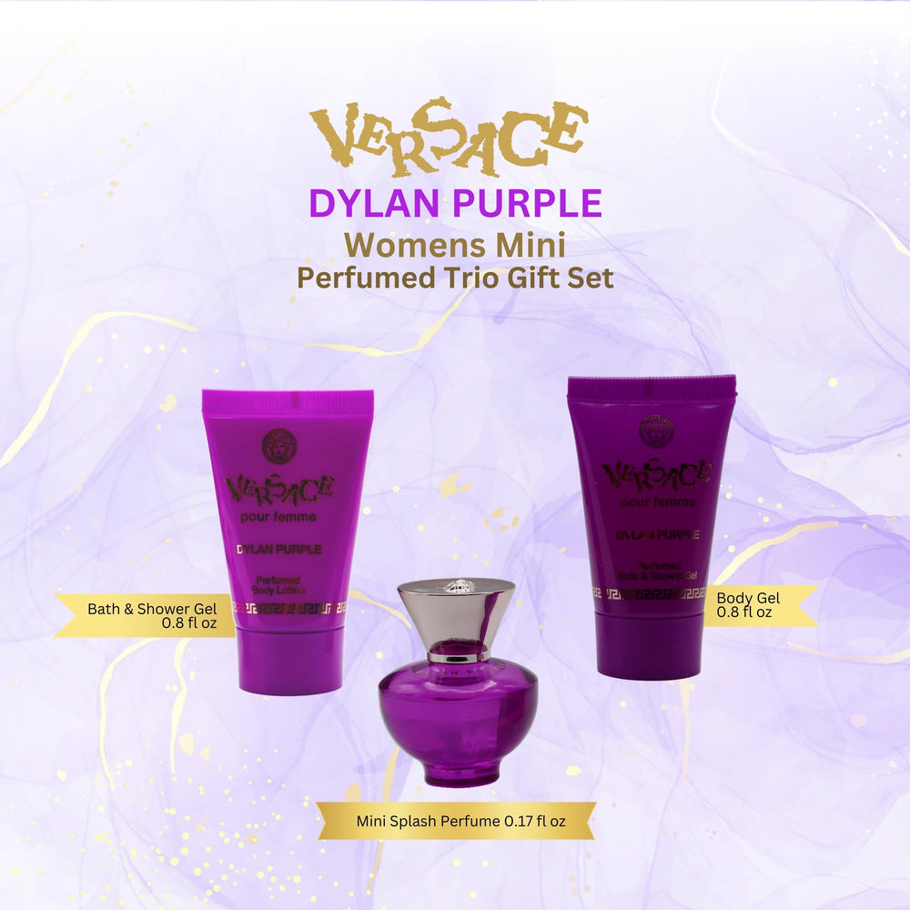 Versace Dylan Purple bath gel for refreshing routines.