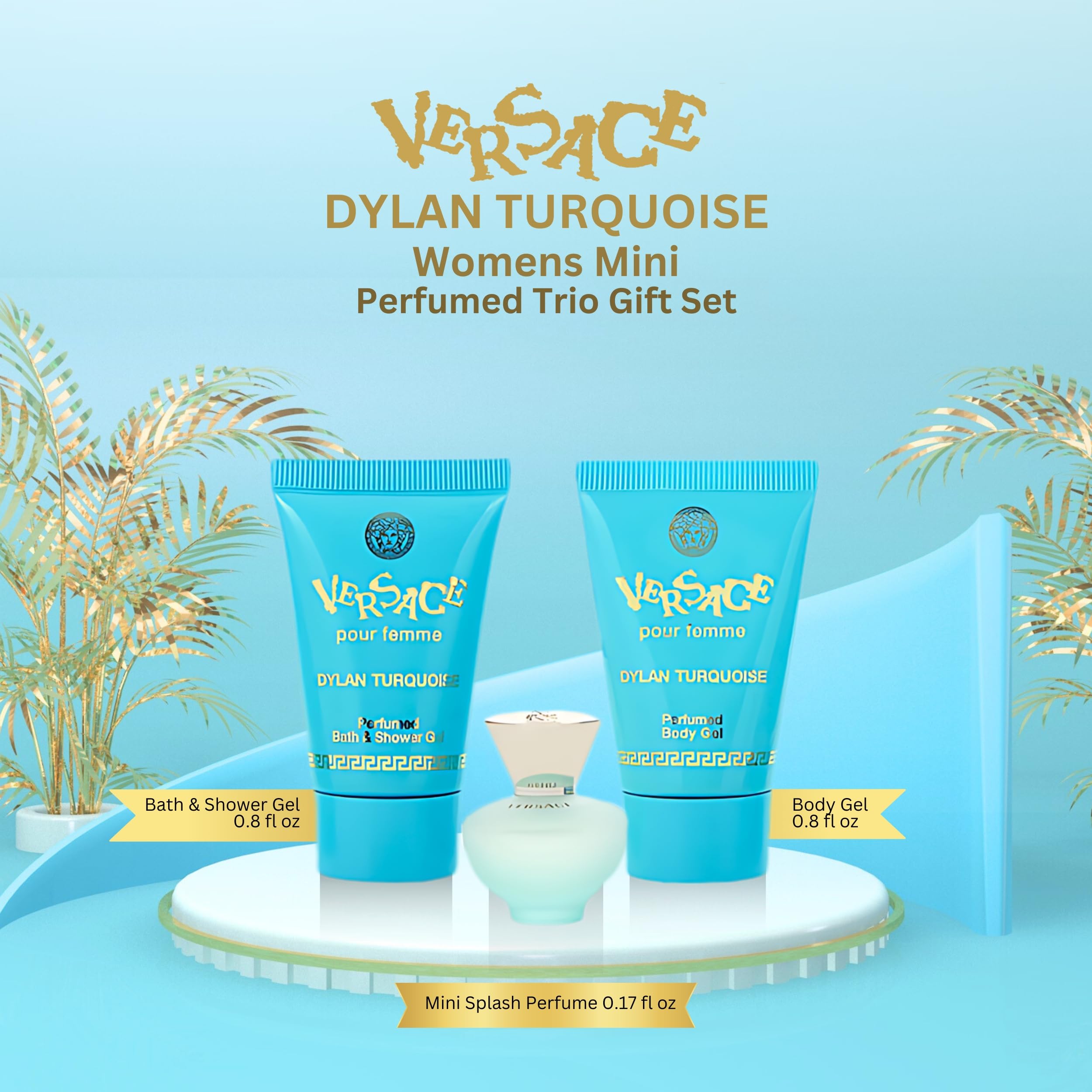 Versace Dylan Turquoise body gel for daily freshness