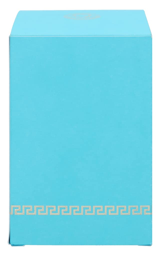 Versace Dylan Turquoise model portrait conveying confident everyday style.