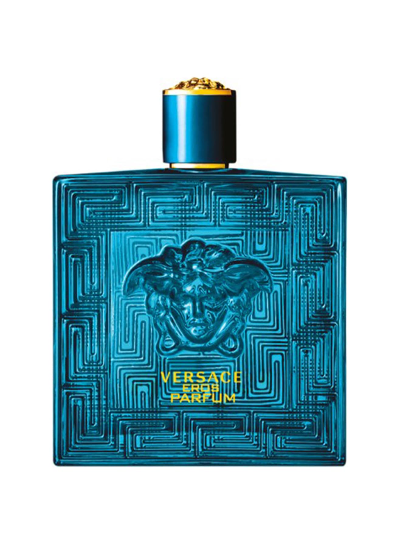 Versace Eros bottle closeup showcasing bold masculine fragrance ideal for evening occasions