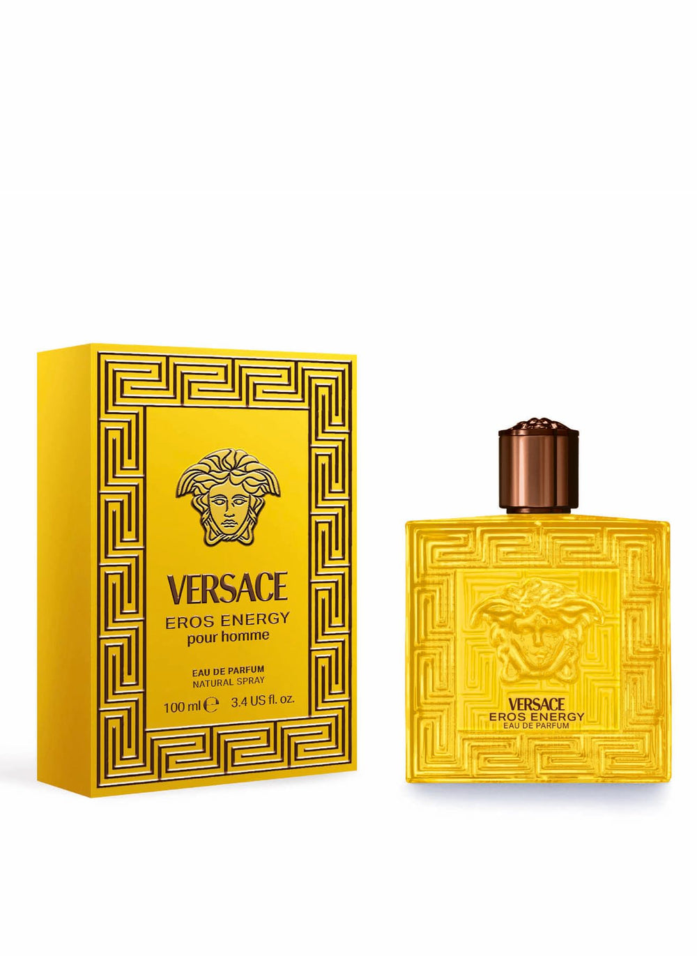 Versace Eros Energy application on pulse points suggests easy, long-lasting wear.