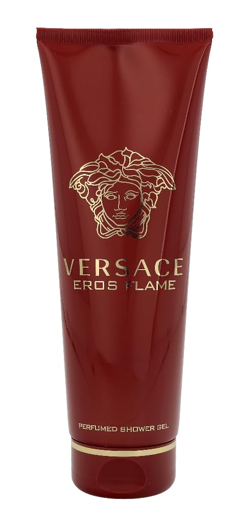 Versace Eros Flame bottle front highlights premium masculine fragrance