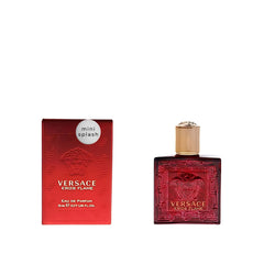 Versace Eros Flame mini splash bottle ready for everyday casual wear.