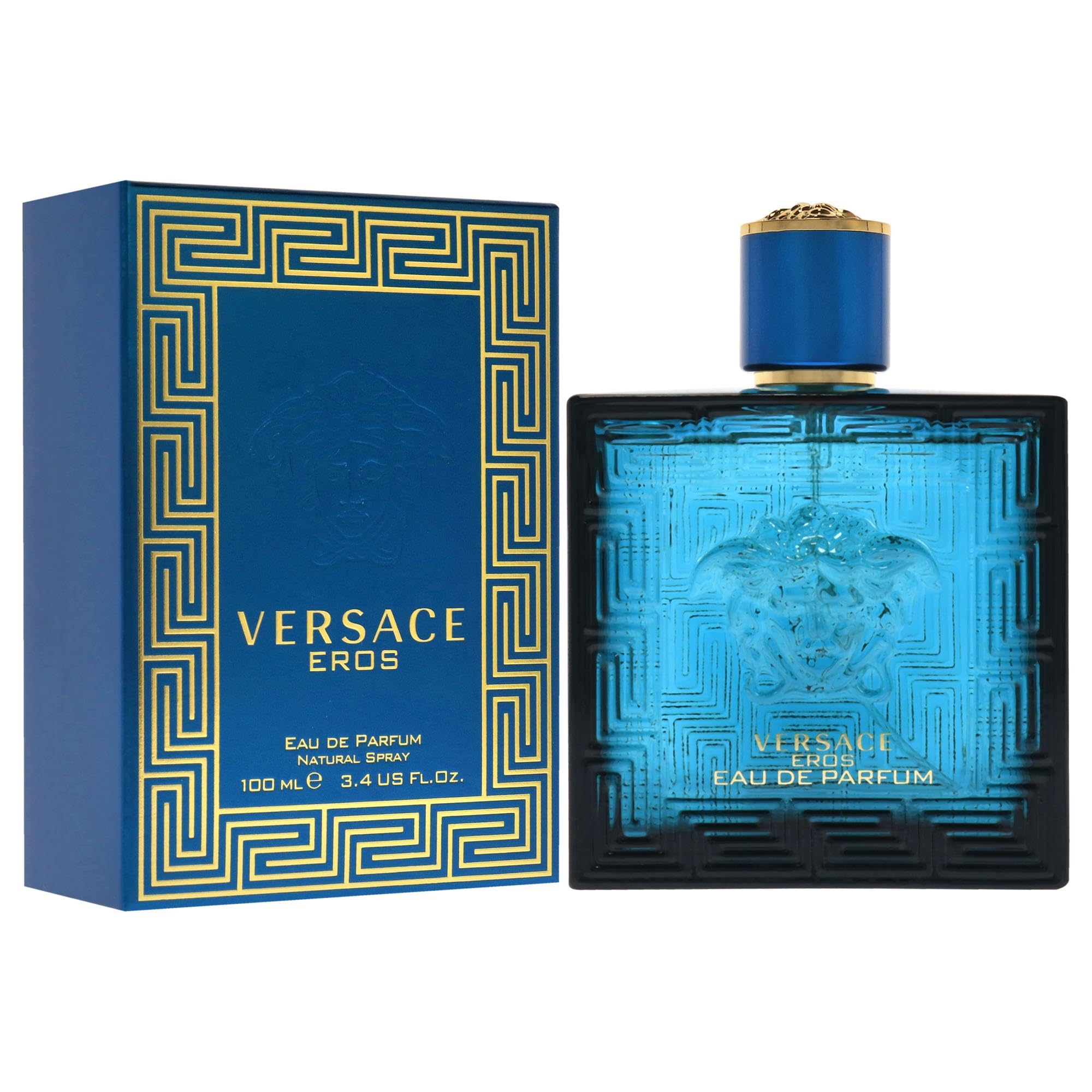 Versace Eros for Men box packaging suitable for gifting and display