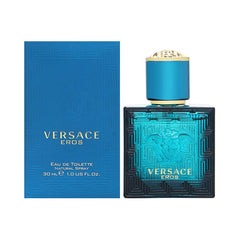 Versace Eros for Men bottle-front shows bold design for confident evenings.