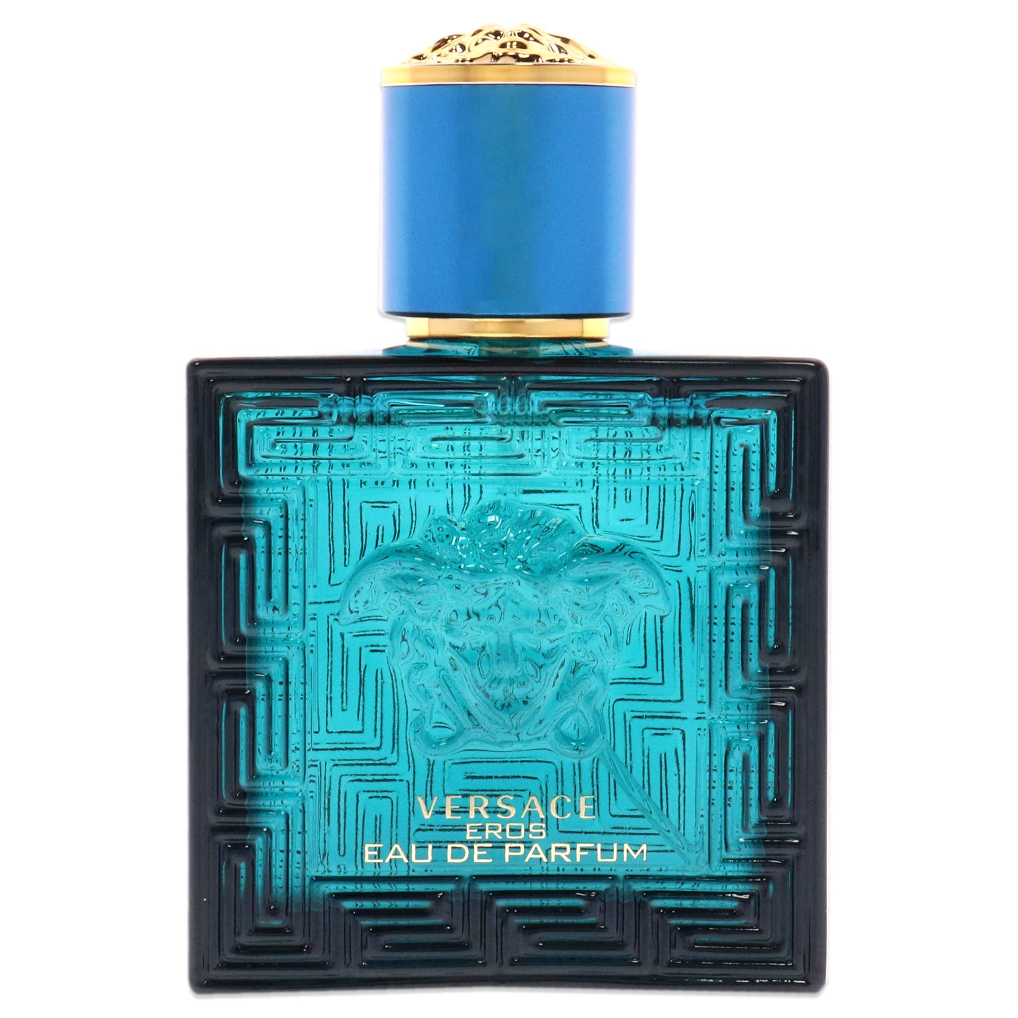 Versace Eros Men EDP packaging box image suggesting premium unboxing experience.