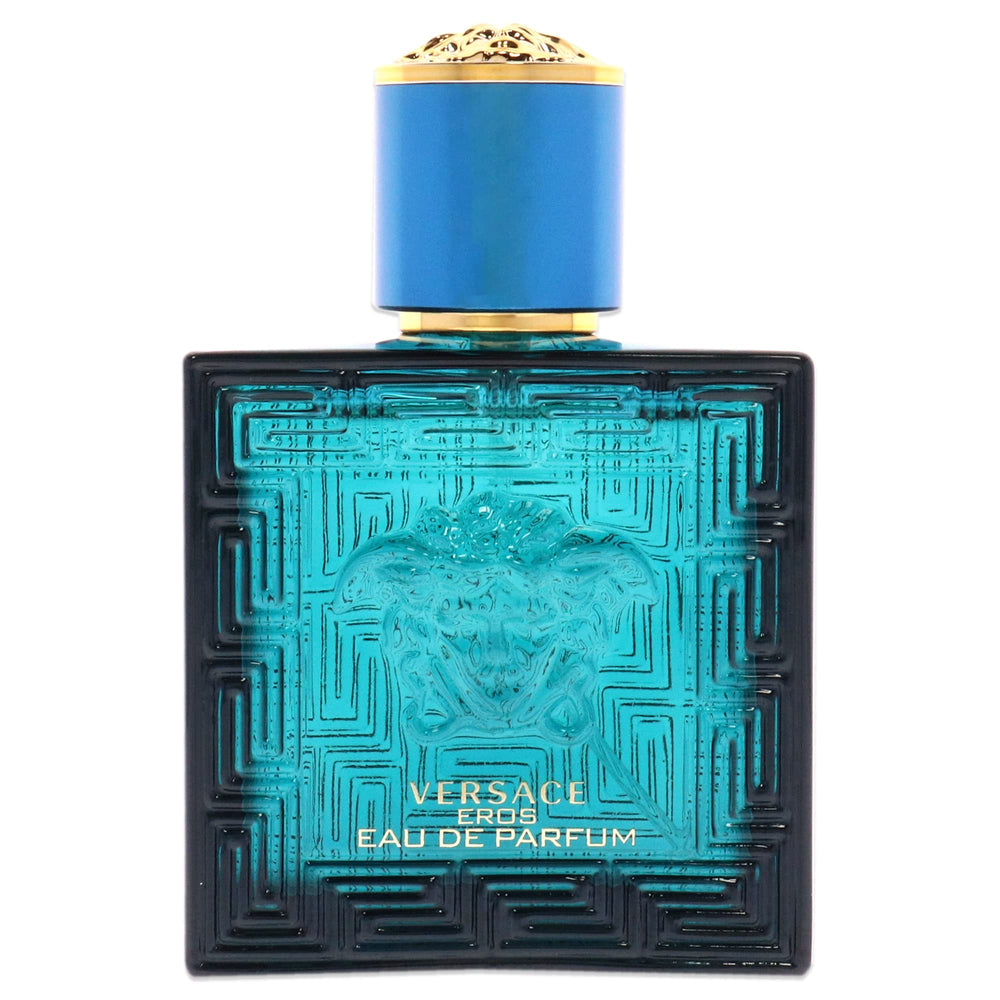 Versace Eros Men EDP packaging box image suggesting premium unboxing experience.