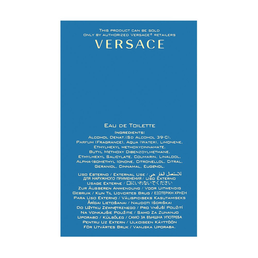 Versace Eros for Men spray-action demonstrates easy application for day or night wear.