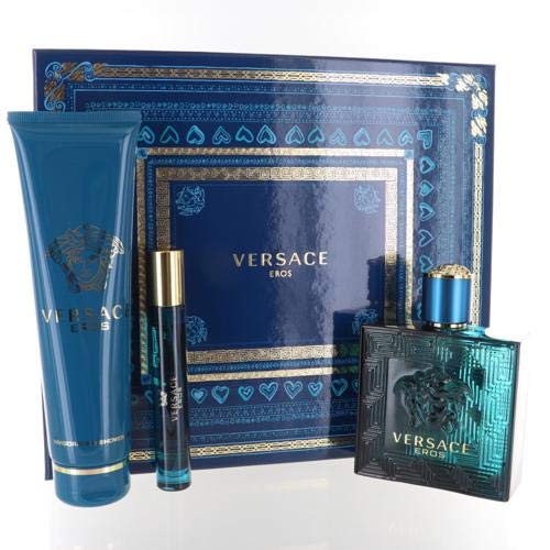 Versace Eros Men 3pc on dresser supports easy daily fragrance routine.