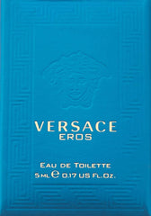 Versace Eros Mini EDT packaging box, authentic branding for display