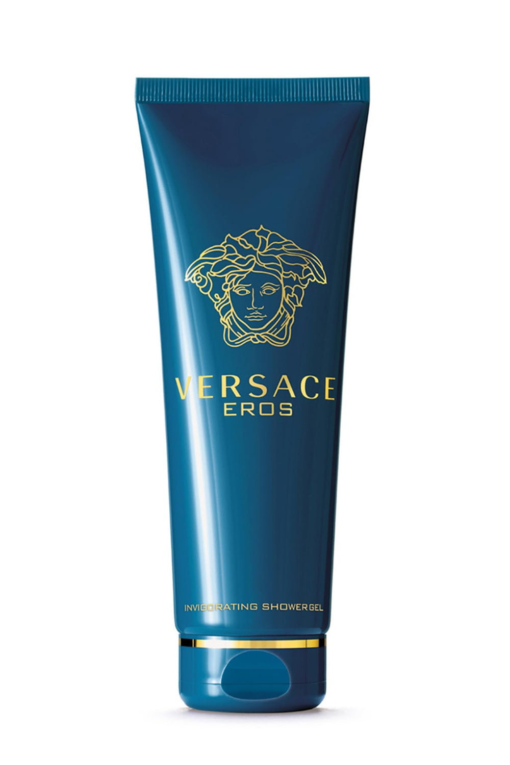 Versace Eros for Men shower gel bottle delivering an invigorating fragrance for daily grooming
